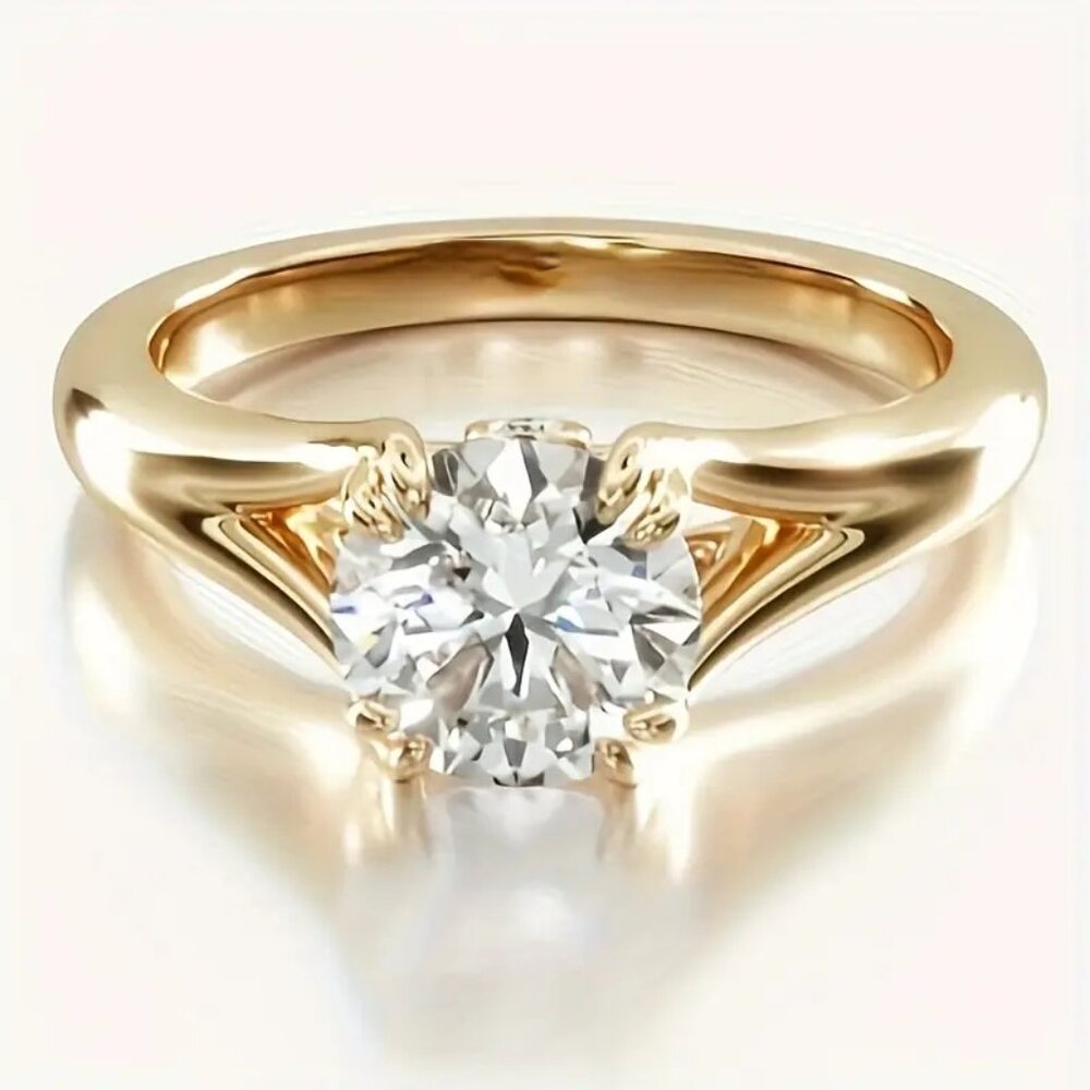 Solitaire Engagement Friendship Ring